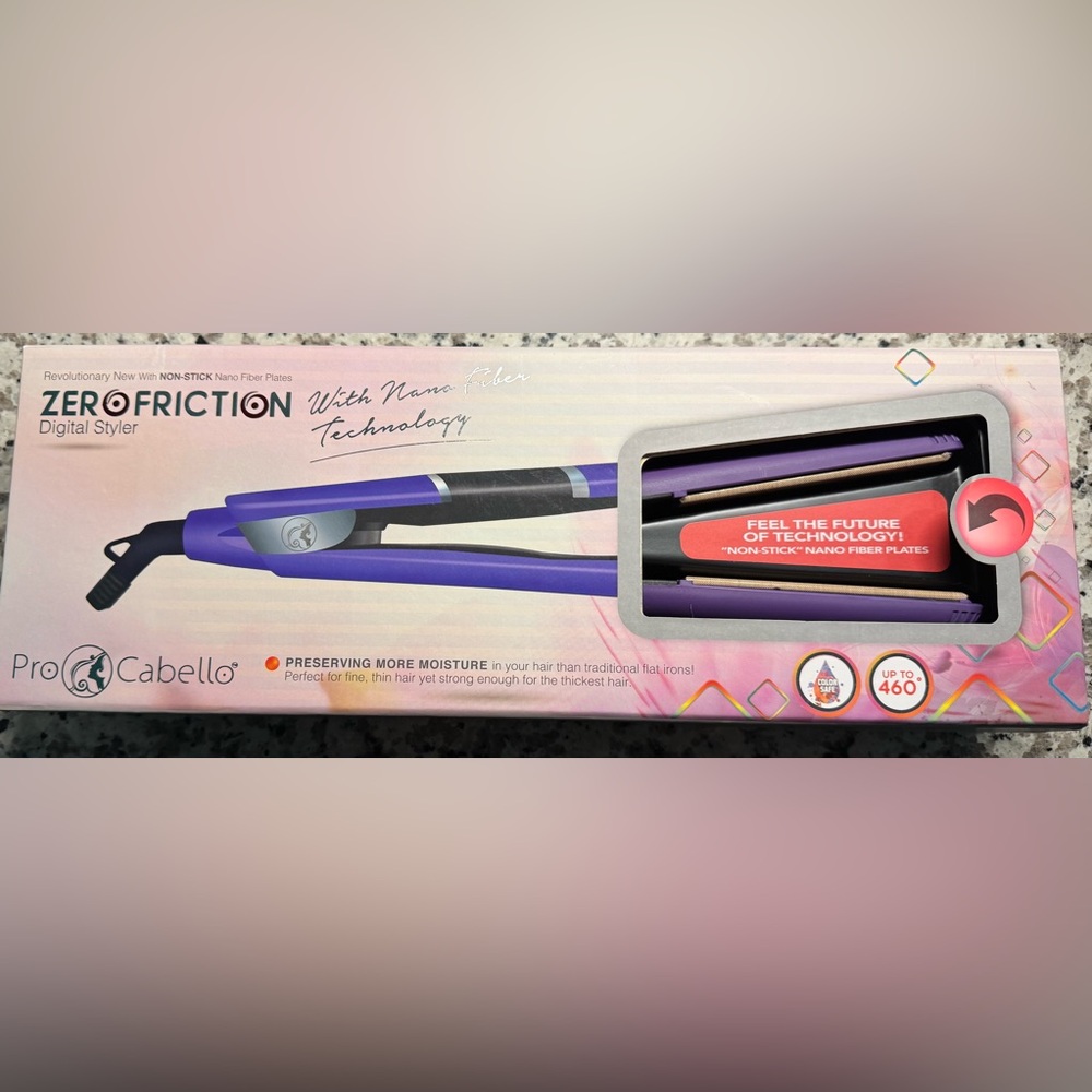 Pro Cabello Zero Friction Digital Flat Iron Styler